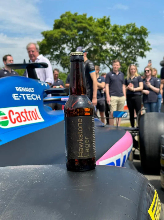 A tractorload of Hawkstone for the Alpine Formula 1 team